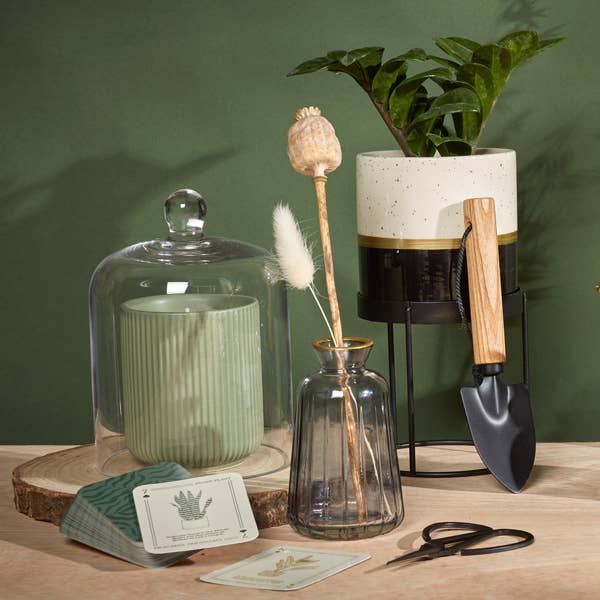 Ceramic Plant Pot with Stand