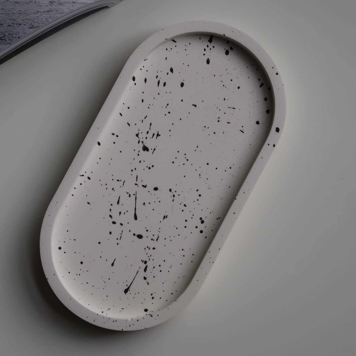 Oval Speckled Tray