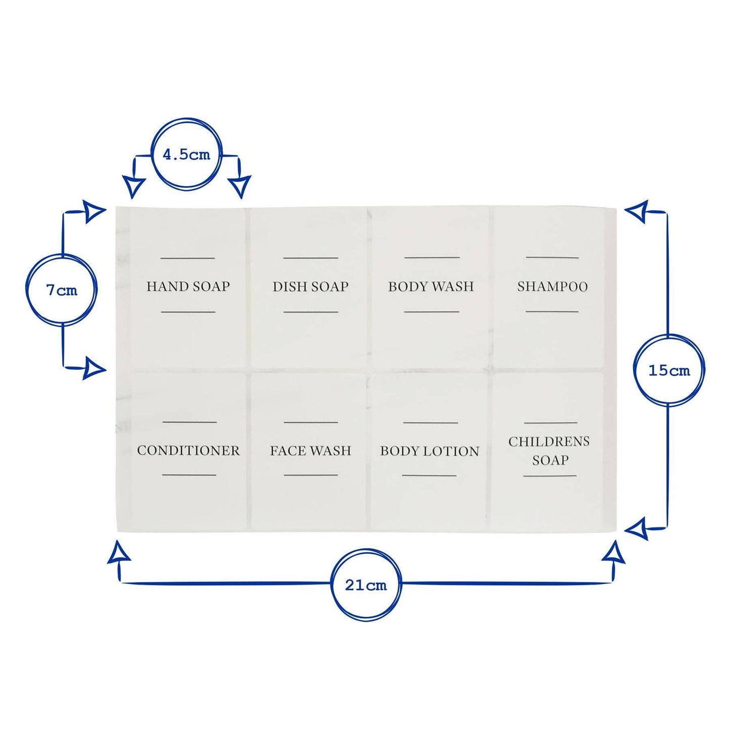 Soap Dispenser Labels