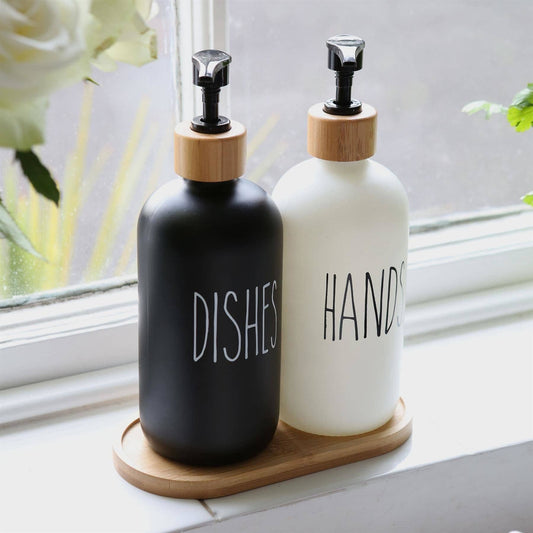 Bamboo Soap Dispenser Tray