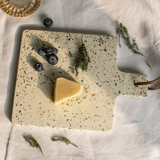 Earthy Terrazzo Cheese Board