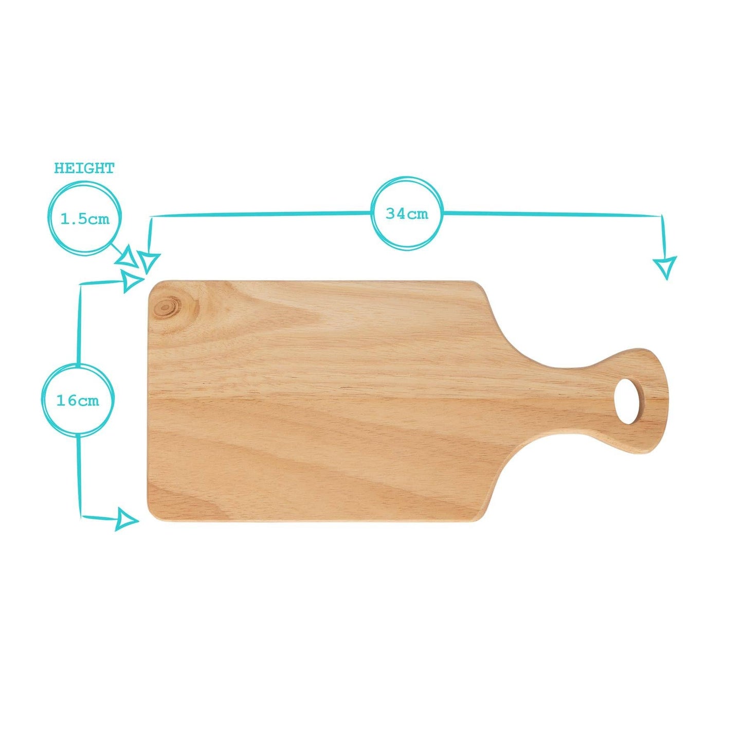 Wooden Chopping Board with Handle